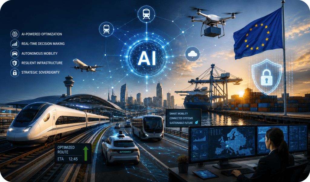 Artificial Intelligence and the Reinvention of Transport Systems: From Optimization to Strategic Sovereignty