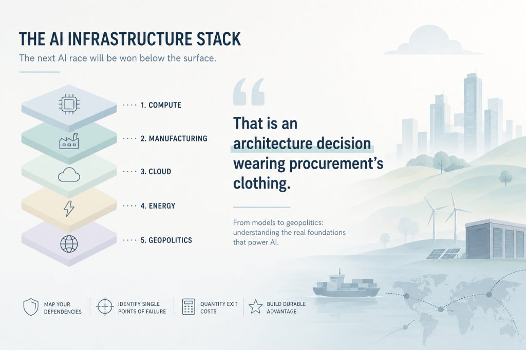 The AI Infrastructure Stack: Why the Next AI Race Will Be Won Below the Surface