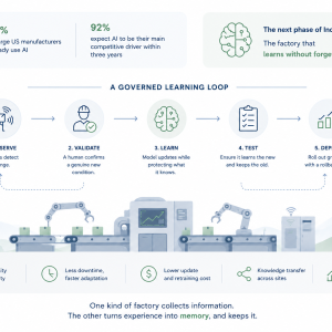 HeckelAI_July_Meriem K_The Factory That Remembers How Continual Learning Could Transform Industry 4.0_Image